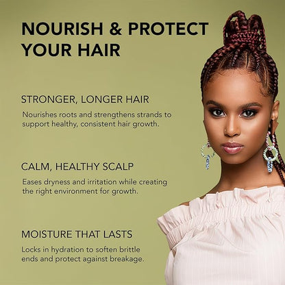 Dr. Miracle's Daily Moisturizing Gro Oil, Blended with Vitamins A, D, E, Avocado & Aloe Vera For Healthy Hair Growth, 4 Ounce