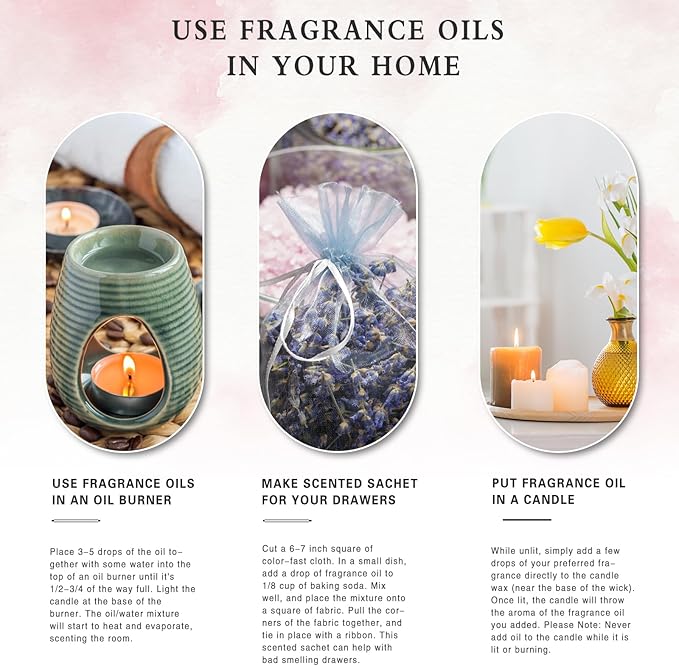 PHATOIL 3.38FL.OZ Guava Fragrance Oils for Aromatherapy, Essential Oils for Diffusers for Home, Perfect for Diffuser, Yoga, Skin Care, DIY Candle and Soap Making - 100ml
