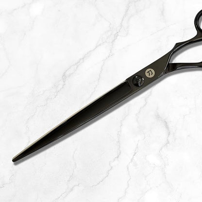 Saki Shears 7 Inch Katana Hair Cutting Scissors for Professionals - 440C Steel With Black Titanium Finish (7" Hair Cutting Shears)