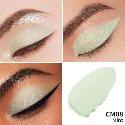 Oulac Matte Eyeshadow 3-in-1 Eyeshadow Eye Primer&Eyeliner Highly Pigmented Waterproof Smudge-proof Long Lasting Wear Smooth&Blendable Formula for Natural Look,Vegan & Cruelty-Free,CM08