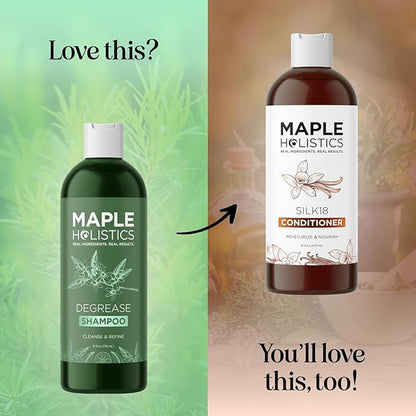 Clarifying Shampoo for Build Up and Oily Hair - Deep Cleansing Shampoo with Rosemary - Refreshing Lemon for Greasy Hair & Jojoba Oil for Scalp Cleanser - Anti Residue Shampoo for Healthy Scalp - 8 Oz