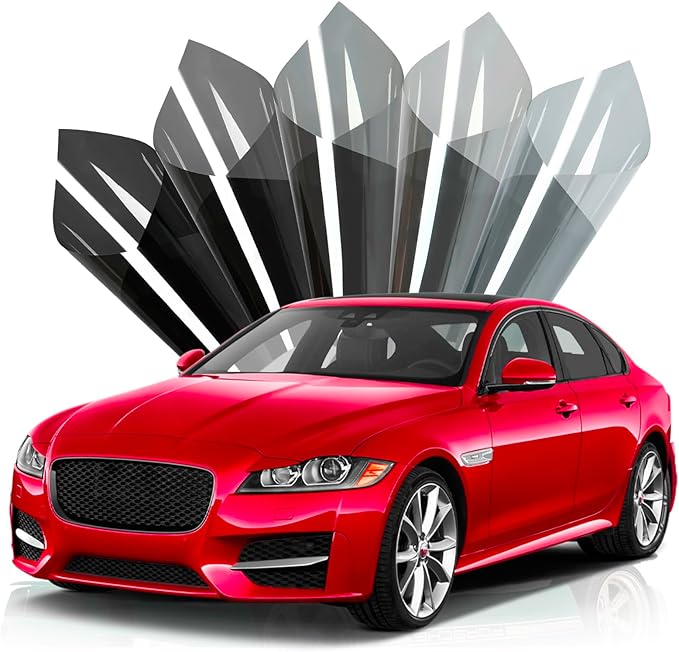 TOYOCO Window Tint Film for Cars, 70% VLT 30in x 25Ft Ceramic Automotive Window Film, Blocks 99% UV & IR Rays, Heat Resistant Anti Glare Film for Windshield, Scratch Resistant Sun Shade Auto Tint Roll