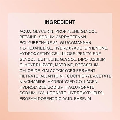 Bio-Collagen Real Deep Face Mask,with Niacinamide Hyaluronic Acid Collagen Deeply Hydrating Brightening Anti-Aging Elasticity Improvement Overnight Facial Mask For Glass Glow Skin 4 Sheets