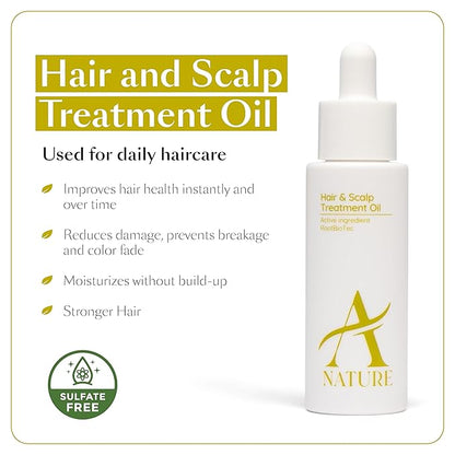 – Hair & Scalp Treatment Oil for Healthy Hair, Thin Edges, and Scalp – Natural Hair Growth Oil made with RootbioTec, Growth Oleoactif for Hair Growth – 1.7 fl oz
