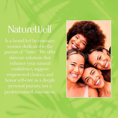 NATURE WELL Dreamy Radiating Shimmer Body Cream, Lightweight, Quick-Absorbing Formula, Delivers Hydration & A Subtle Glow, Scented with Sweet Mandarin, Bergamot, Vanilla Orchid & Pink Sugar, 12 Oz