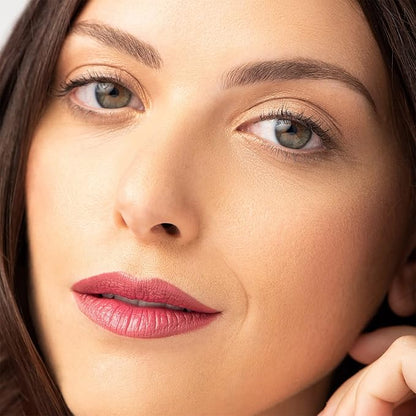 True + Luscious Super Moisture Lipstick – Clean, Vegan and Cruelty Free – Lasting Hydration for Dry Lips with a Satin Finish – Wild Rose