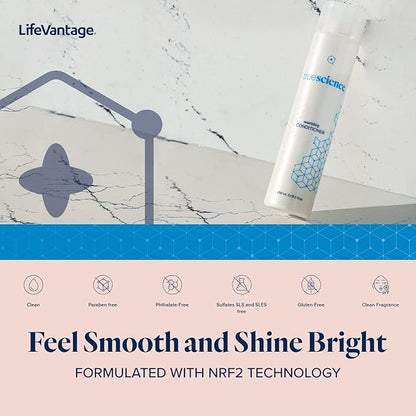 TrueScience Nourishing Hair Conditioner by LifeVantage, 250ml, With Nrf2 Ingredients, Oil Complex, Palm Seed Oil, Invigorating Green Tea & Coconut Oil