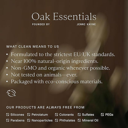 Oak Essentials Youthful Skin Routine Set | 4-Step Skin Renewal Kit with Peptide Serum, Face Polish, Cleansing Milk & Moisture Balm