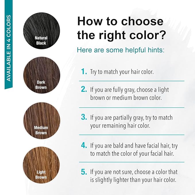 Sport Eyebrow Colorant, Men's Long Lasting Treatment to Cover Gray Brow Hairs, Natural Black