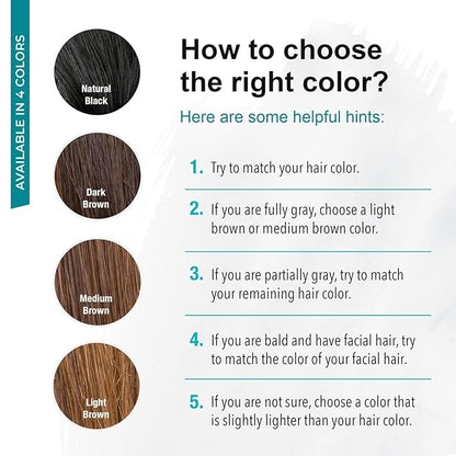 Sport Eyebrow Colorant, Men's Long Lasting Treatment to Cover Gray Brow Hairs, Light Brown