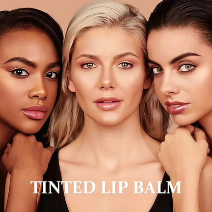 Lip Gloss, Lipstick 3 Step Makeup in 1 Swipe, Multi Use Lip Gloss, Cream Blush Eyeshadow base, Lip Stain Waterproof & Transfer Proof, Hydrating Wear & Vegan #Neon Red