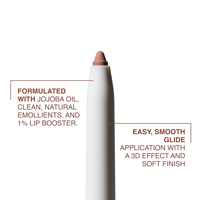 Freck Beauty MAKEOUT CLUB Lip Liner – Creamy Precision Formula, Long-Wearing, Smooth Application, Naturally Defined Finish, Designed to Pair with Soft Blur Lipstick | SHADE 06 (Rich Chocolate Brown)