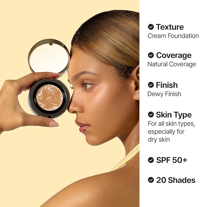[NEW] AGE20'S Signature Essence Pact | 35N CAPPUCCINO | Vegan Korean Cushion Foundation | Pack of 1 | Cream Foundation, Dewy & Glow Finish, Natural Coverage, SPF 50+