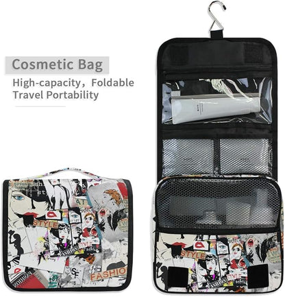 senya Hanging Travel Toiletry Bag Kit Makeup Case Cosmetics Organizer for Men Women