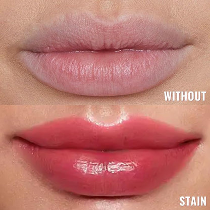 Lip Stain - Lip Liner Stain, Long Lasting Peel Off Lip Stain, Natural Peel Off Lip Liner Stain with Tweezer, Easy to Use, Waterproof, Smudge-proof, Transfer-proof, Plumped