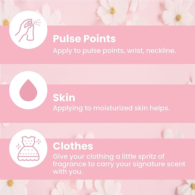 So…? Body Mist Set - Perfumes for Women - Vanilla Perfume, Red Velvet, Cherry Blossom - Scents Lasting 6 Hours - Fragrance Gifts for Women - 3 pcs