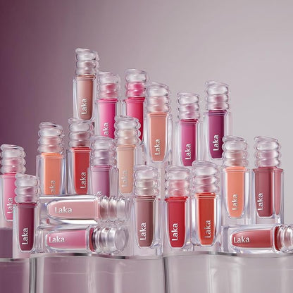 Laka Maxi Glayer Tint 3.8g/0.13oz., Glass Layer of Gloss, Ultra Glow & Vivid Layerable Pigments, High Shine Lip Oil, K-Beauty (#607 Kaya)