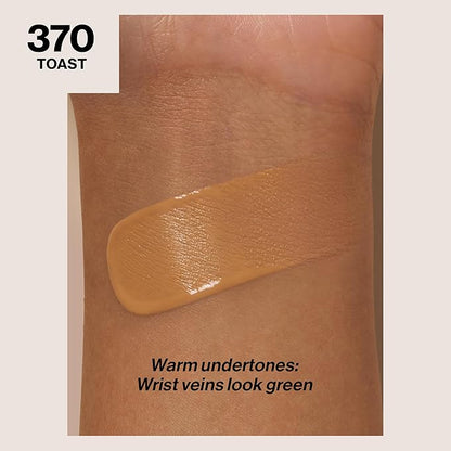 Revlon Liquid Foundation, ColorStay Face Makeup for Combination & Oily Skin, SPF 15, Medium-Full Coverage with Matte Finish, 370 Toast, 1 Fl Oz