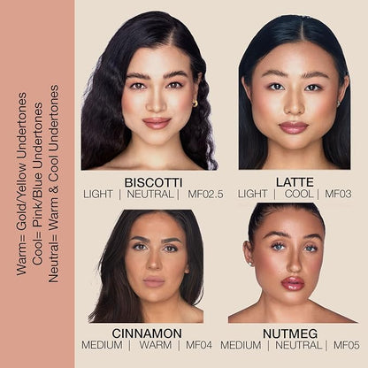 bellapierre Mineral Foundation SPF 15 - Loose Powder Foundation | Vegan & Cruelty Free Natural Makeup | Full Coverage Matte Finish | Hypoallergenic | Oil & Talc Free - 0.32 Oz - Brown Sugar