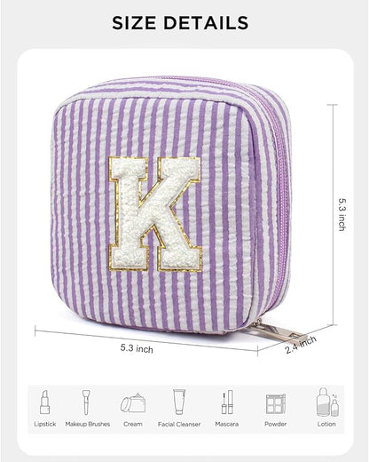 LETGO Gifts for Women, Makeup Bag Make Up Bag Pouch Cosmetics Organizer Bag Cute Makeup Bag Gift for Wife Personalized Best Friend Graduation Gifts for Her Birthday Gifts Gifts Sister Daughter Gifts