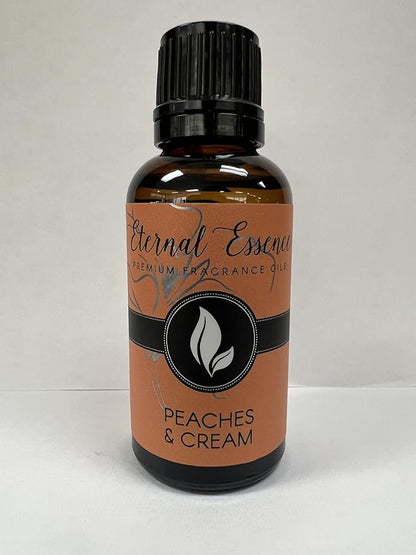 Eternal Essence Oils Peaches & Cream 30ml Premium Fragrance Oil - for Candle, Soap Making, Aromatherapy, Diffusers, Home Care, & Humidifiers