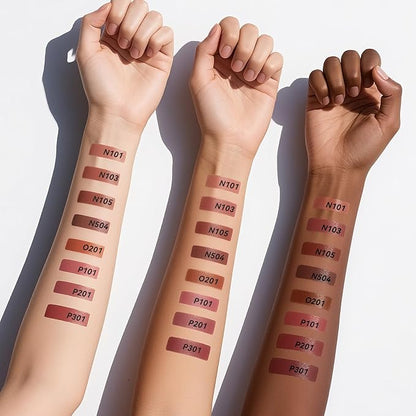MAANGE Lipstick, Matte Lipstick Long Lasting Transfer-Proof Waterproof & Hydrating Lip Makeup, Full Coverage for a Nourishing Pout,1 Count-N105
