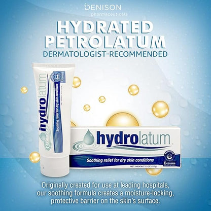 Dry Skin Cream - Hydrating Moisturizer for Sensitive & Extra Dry, Nourishing Body Lotion for Men & Women - 2oz