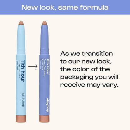 ALLEYOOP 11th Hour Waterproof Cream Eyeshadow Stick – Long-Lasting Eye Shadow Pencil & Eyeliner, Cream to Powder Stick & Highlighter – Smudge-Proof Eyeshadow Matte, Cinnamon Spice Matte