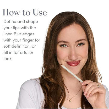 Ravie Beauty Soft Definition™ Longwear Lip Liner – Smudge-Resistant, Waterproof Precision Pencil for Effortless Shaping – Vegan & Cruelty-Free All-Day Wear Lip Definition (Mocha)
