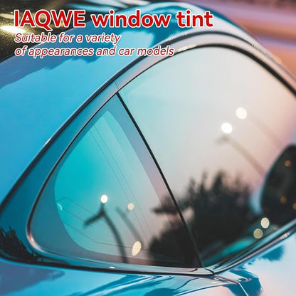 5% Ceramic Car Window Tint with 5% Percent VLT 20" in x 10'Ft Privacy Window Tint for Car Blocks UV IR Rays, Heat & Glare - Scratch Resistance-Black