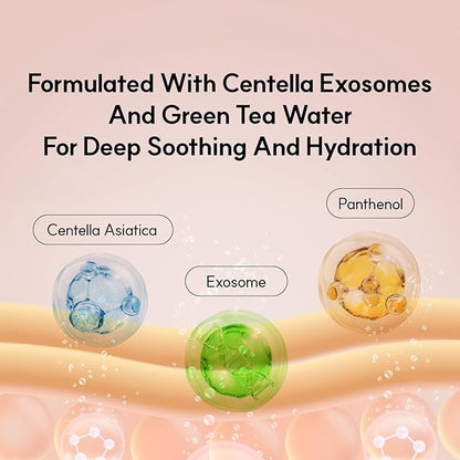 Centelsome 5X Soothing Toner 6.76 fl oz/200ml | Hydrating & Calming Korean Facial Toner with Green Tea, Centella Asiatica & Exosomes | Supports Sensitive, Dry & Acne-Prone Skin