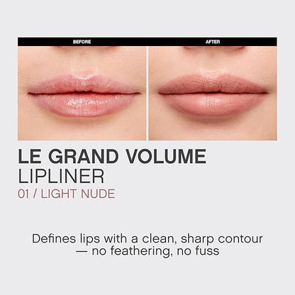 Vivienne Sabó Gel Lipliner Le Grand Volume – Long-Lasting Smudge-Proof Lip Liner & All-Over Lip Color, Creamy Precision Formula, Hydrating & Comfortable Wear, 01 Light Nude