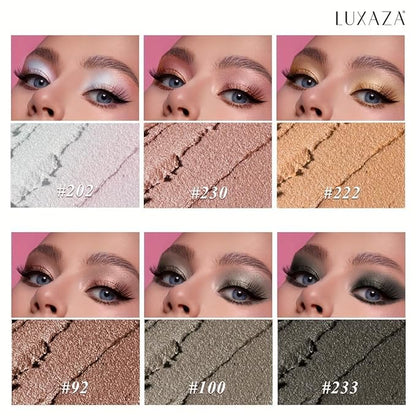 Brown Eyeshadow Stick Makeup Set 6PCS, Neutral Shimmer And Matte Cream Eye Shadow Palette, Metallic Bronze Smoky Eyeliner Brightener Crayon Pencil Kit, Ideal Gift for Women -Dusk Bloom