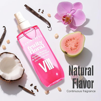 Perfume - No.8，Body Spray For Women（Eau De Perfum） Hair & Body Fragrance Mist，fruity aroma Vanilla Tune（Guava Nectar +Orchid +Vanilla） Perfumes For Women（3 fl oz）