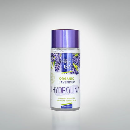 InaEssentials Organic Lavender Water- Hydrolina, Anti - Acne Toner for Face and Body, Skin Care Hydrolat