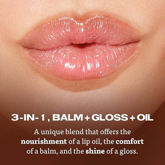 Sacheu Lip Elixir Nourishing and Hydrating Lipgloss — Moisturizing Plumping Lip Gloss Enriched with Collagen, Non-Sticky Lip Color Smooth High-Shine Finish, Vegan & Cruelty-Free, Tanghulu Candy