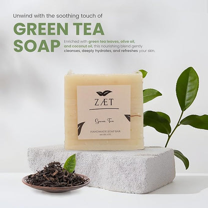 Green Tea Soap Bar - 8 Pack