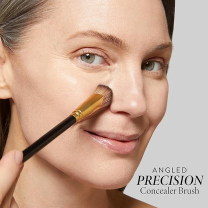 LAURA GELLER NEW YORK Angled Precision Concealer Brush - Professional Makeup Brush