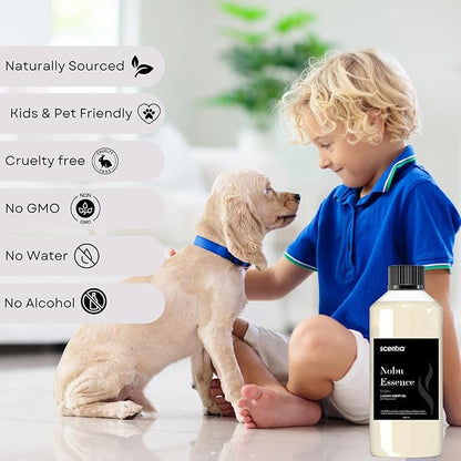 Scentia Hotel Diffuser Oil Inspired by The Nobu Hotel Scent - 500 mL 16.9 fl oz - Essential Oil Blend Jasmine, Lilly, Sandalwood & Fresh Citrus for HVAC Ultrasonic Diffusers - Nobu Essence