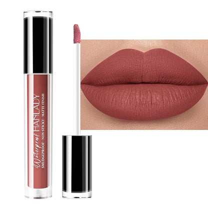 Red Lipstick Long Lasting Lipsticks for Women Smudgeproof Transferproof Cruelty Free Lip Makeup, 910 Dead Rose