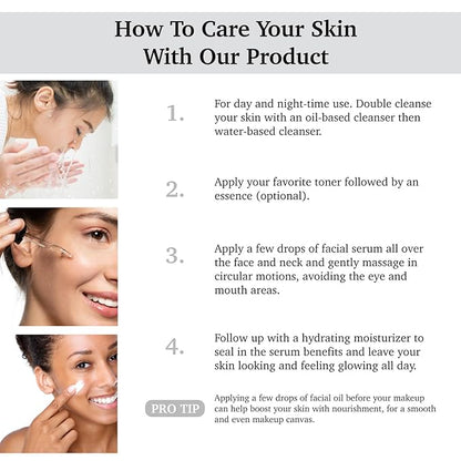 Purifect Niacinamide Serum for Face – Dark Spot Corrector, Tightens Skin & Minimizes Pores – Made in USA – With Vitamin E & Hyaluronate to Hydrate, Smooth Fine Lines & Support Radiant Complexion