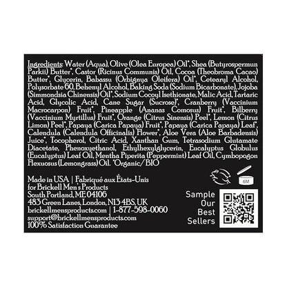 Brickell Men's Smooth Brushless Shave Butter for Men, Natural and Organic Smooth Shaving Butter to Fight Nicks, Cuts and Razor Burn, 5 Ounce, Scented