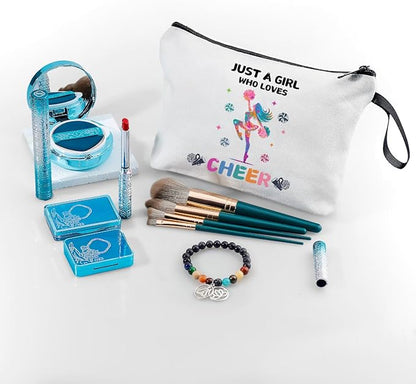 Cheer Makeup Bag, Multicolour, Cheerleader Gift, Travel Organizer