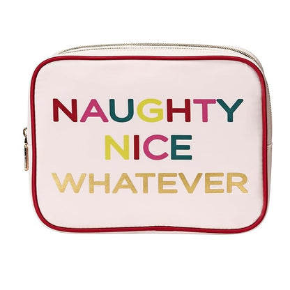 Conair Women's Double Zip Toiletry Travel Bag-Makeup Organizer-Gifts for Her, Pink, 1 Count (Pack of 12)