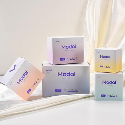 MODAL Panty Liners for Women, Unscented Sanitary Pads with Wings, Daily Thin Panty Liners, 7.5 Inch(190 mm), Mini, 40 Count