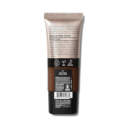 e.l.f. Soft Glam Foundation, Medium Coverage, Long-Lasting & Buildable Foundation For A Smooth, Satin Finish, Vegan & Cruelty-Free, 61 Rich Cool