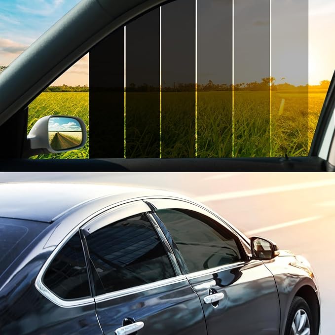 Vepagoo [New Generation] LimoBlack 5% Ceramic Car Window Tint (20" x25FT) - Upgraded Nano IR Rejection & Signal Safe, 99% UV Block, Lifetime Bubble-Easy Installation in Luxury Sedans/SUVs