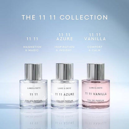 Lake & Skye 11 11 Vanilla Eau de Parfum Purse Spray 15mL, Musk Perfume, Sea Salt, Star Apple, Vanilla Créme, Vegan