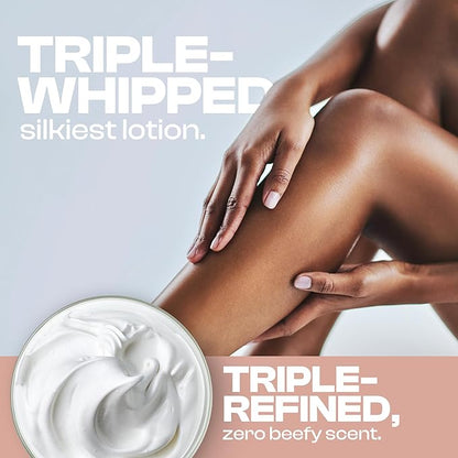 Whipped Organic Grass-Fed Beef Tallow for Skin - 100% Pure, Non-Greasy, Natural Beef Tallow Moisturizer for Face and Body. Honey Beef Tallow Balm – Soothes Sensitive Skin, Absorbs Quickly