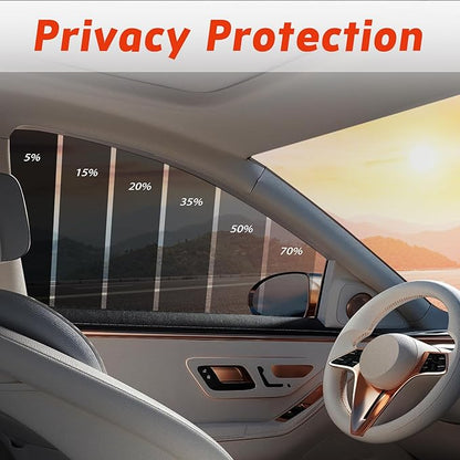 Ceramic Nano Ceramic Window Tint for Cars, Automotive Auto Car Window Tint Film for Car Privacy Film, VLT 15% Percent, Blocks UV/IR Rays, Heat/Glare, 30in-10ft